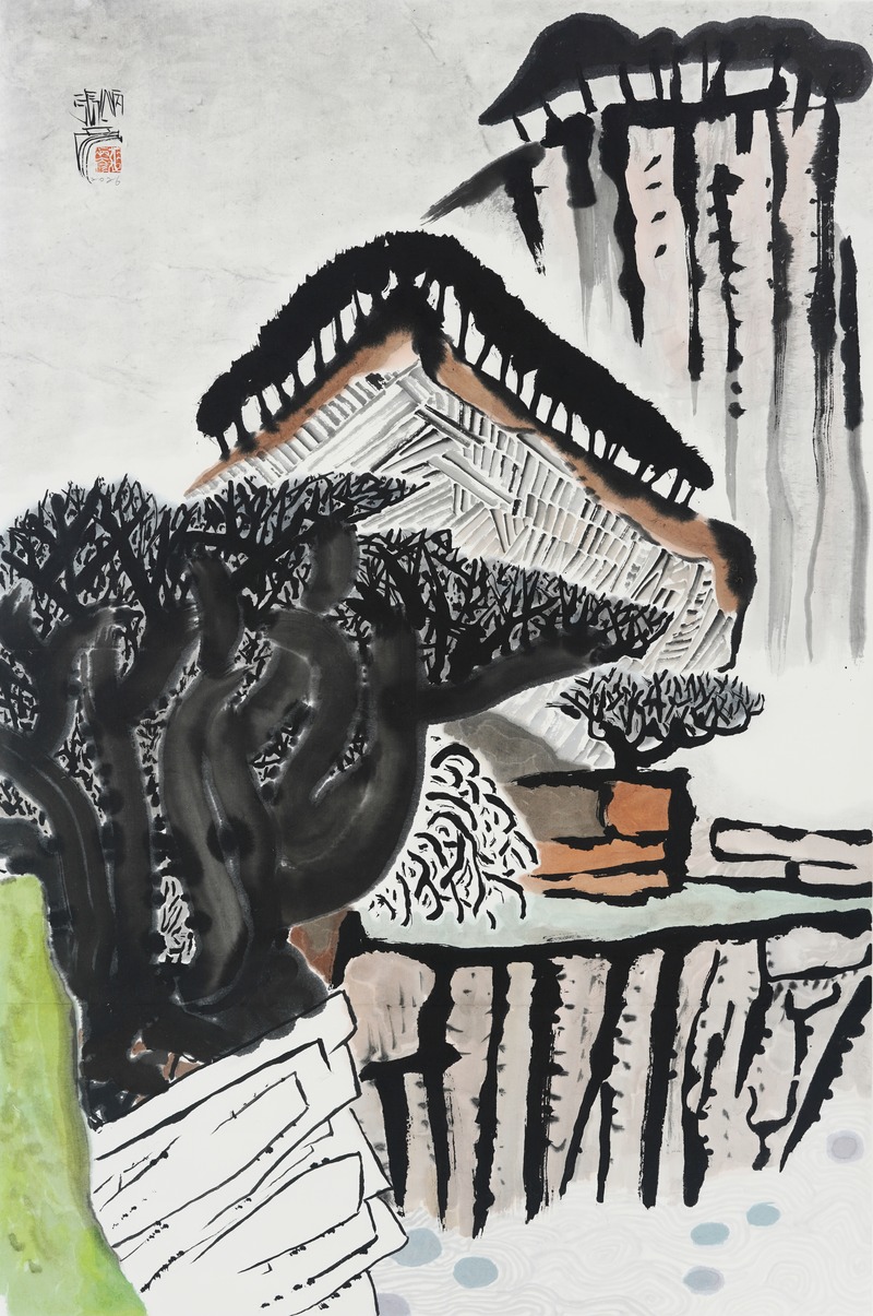 Jang Byeong Eun · Eastbrush · 张炳彥 · Landscape_in_Mind ·  ink_and_light_color_on_paper · 1050mm_x_700mm · 2026